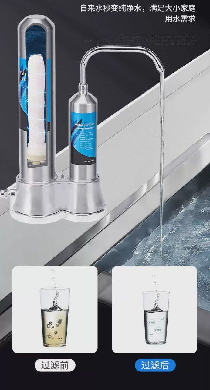 Purificateur d'Eau Premium – Filtre Anti-Calcaire, Anti-Rouille et Anti-Sédiments