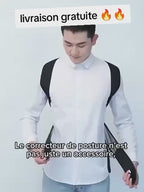 Correcteur de Posture Orthopédique Réglable en Maille Respirante