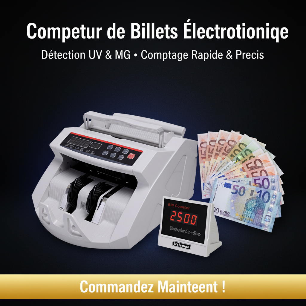 Visuel publicitaire - Compteur de Billets