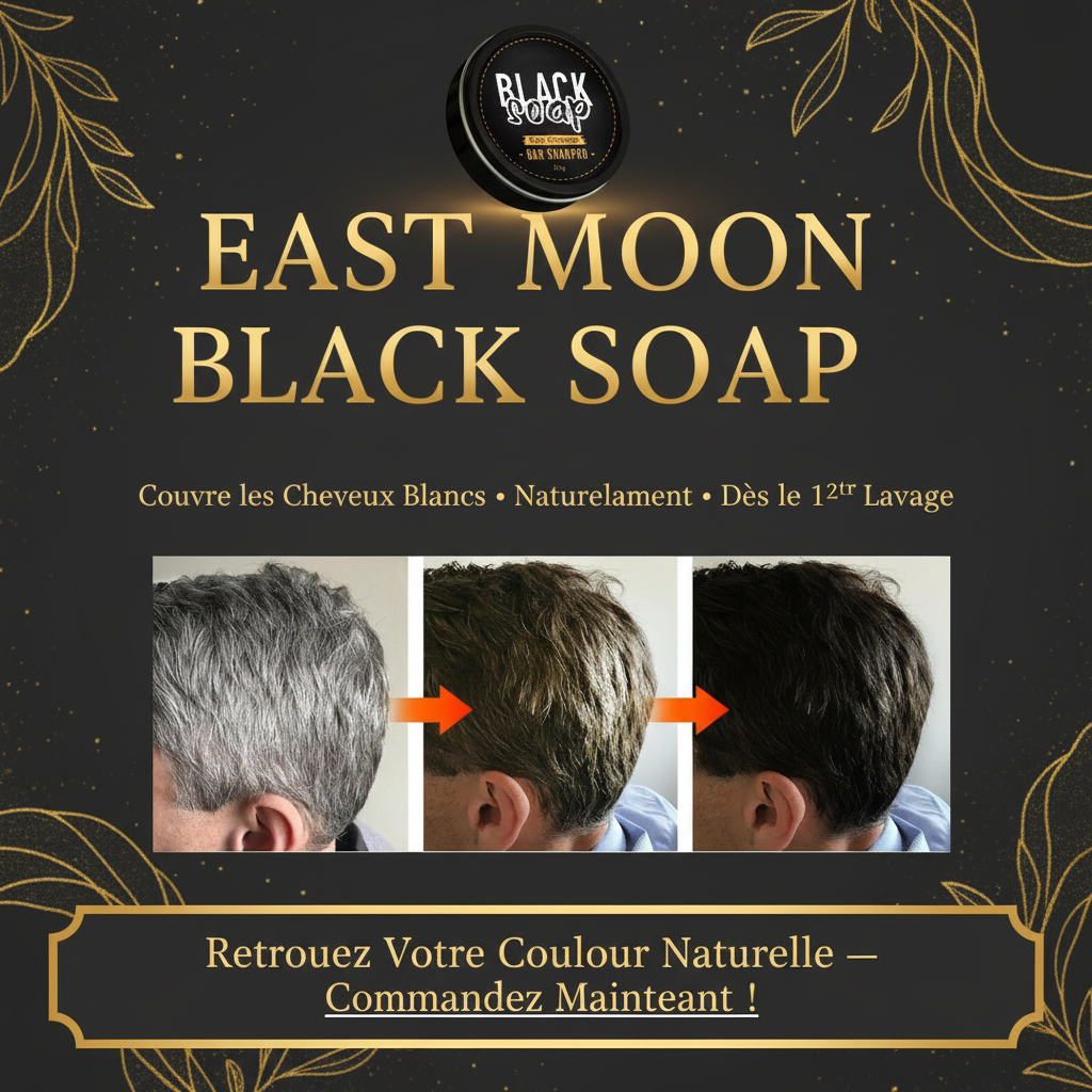 Visuel publicitaire - East Moon Black Soap