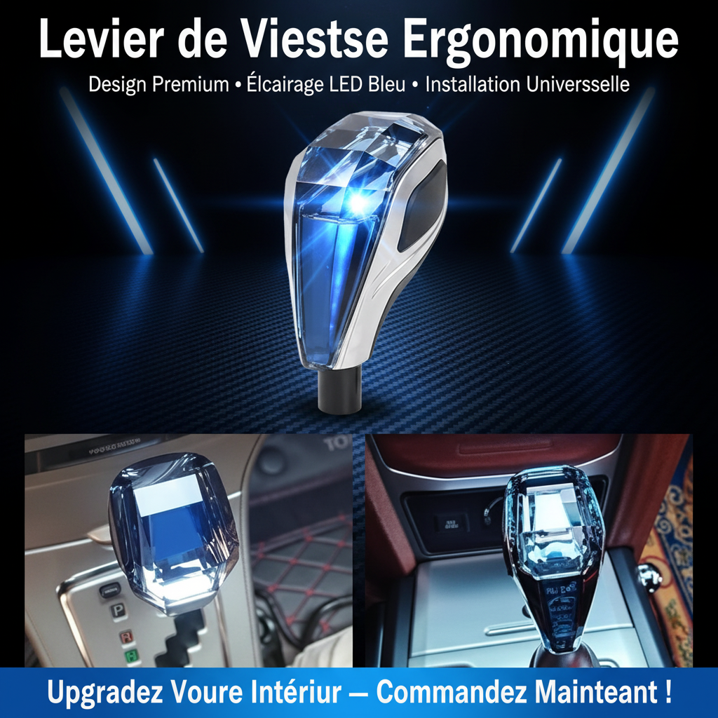Visuel publicitaire - Levier de Vitesse